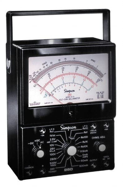 SIMPSON ELECTRIC 12206 12206, 1,000 VAC/VDC, ANALOG MANUAL RANG