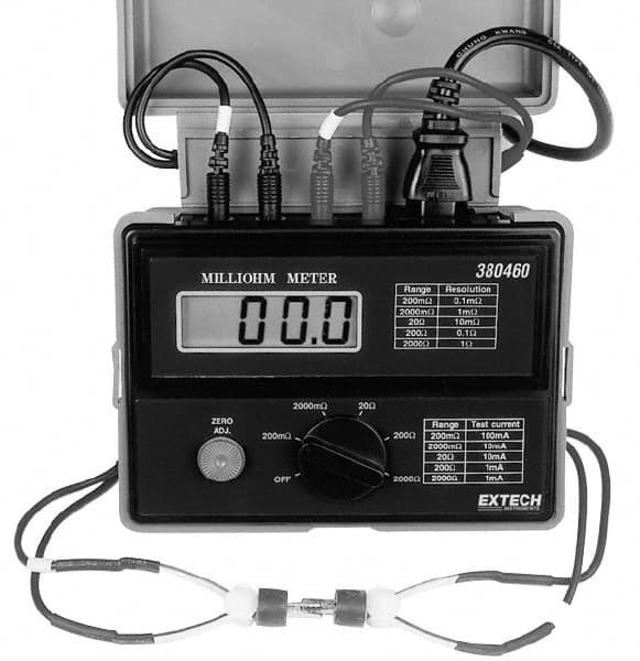 EXTECH 380462 EXTECH380462MILLIOHMMETER4-WIRE220VAC