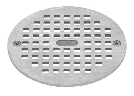 OATEY 80050 FLOOR GRATE NICKEL 5 IN PIPE DIA.