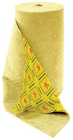SPILFYTER HVU-95 ABSORBENT ROLL UNIVERSAL YELLOW 300 FT.L