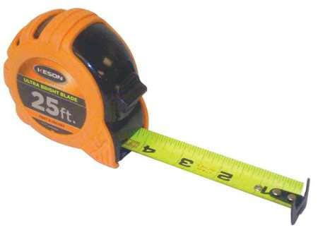 KESON INDUSTRIES PG1825UB TAPE MEASURE 25 FT. 1/8 IN. ORANGE COLOR