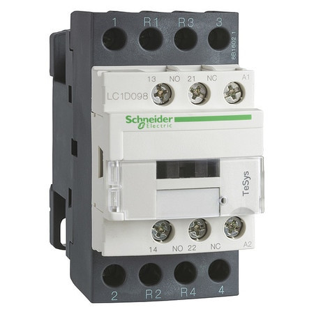 SCHNEIDER ELECTRIC LC1D128B7 4 POLE, 24 COIL VAC AT 50/60 HZ, 25 AMP 