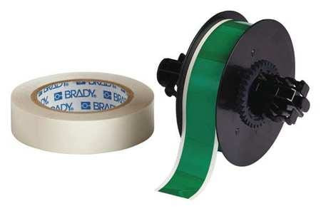 BRADY SPC ABSORBENTS B30C-1125-483GN-KT LABEL TAPE CARTRIDGE,GREEN,1-1/8 IN.W