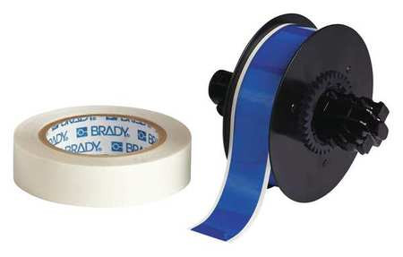 BRADY SPC ABSORBENTS B30C-1125-483BL-KT LABEL TAPE CARTRIDGE,BLUE,1-1/8 IN.W