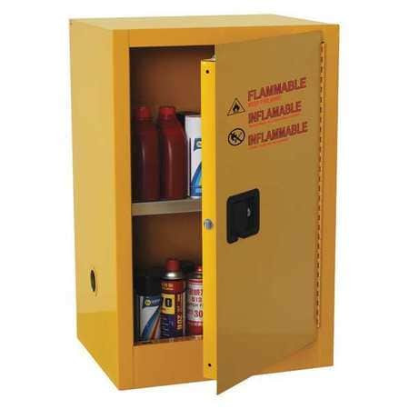 CONDOR USA INC 42X496 FLAMMABLE SAFETY CABINET 16 GAL. YELLOW