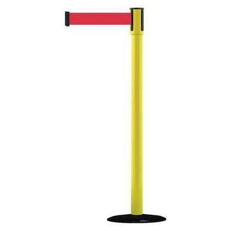 TENSABARRIER 890B-33-35-33-STD-NO-R5X-C BARRIER POST WITH BELT RED 7-1/2 FT L