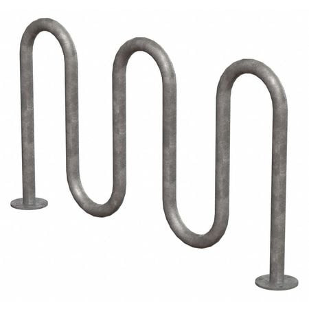 MADRAX H36-7-SF-G BIKE RACK GALV (7)BIKES 36 IN H 3 IN W