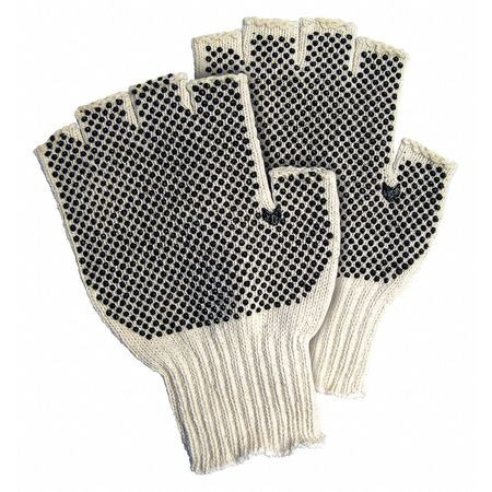 MCR SAFETY 9508SM GLOVES, FINGERLESS, SMALL, COTTON POLYES