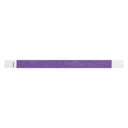 IDENTIPLUS T3-08 ID WRISTBAND ADHESIVE PURPLE PK500