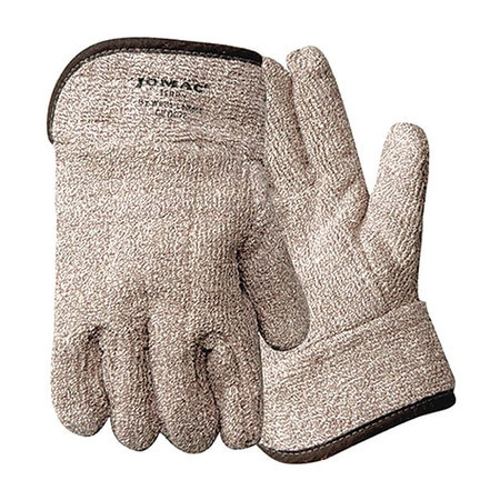 JOMAC 644HRL TERRY X HEAT SAFETY CUFF, BRN/WHT XL