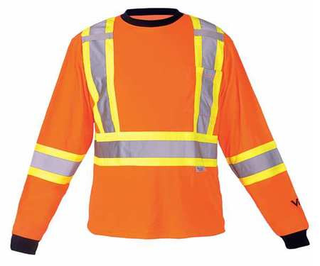 VIKING 6015O-L LONG SLEEVE SHIRT UNISEX L ORANGE