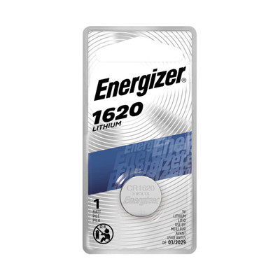 ENERGIZER ECR1620BP 3V LITHIUM WATCH/CALCULATOR BATTERY