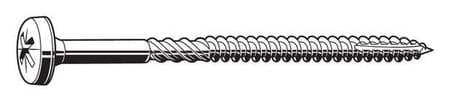 GRAINGER GLOBAL SOURCING U30025.013.0075 MULTI-MAT. SCREW PAN ZINC #6 3/4IN PK200