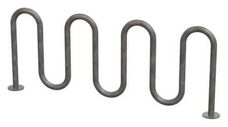 MADRAX H36-9-SF-G BIKE RACK GALV (9)BIKES 36 IN H 3 IN W