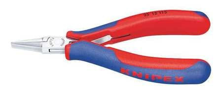 KNIPEX 35 12 115 FLAT NOSE PLIER 4-1/2 L SMOOTH