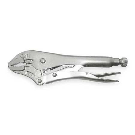 WESTWARD 1ECE5 CURVED JAW LOCKING PLIERS 7 IN STEEL