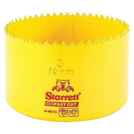 STARRETT FCH0300-G HSS FAST CUT HOLE  SAW 3" (76MM) - ALT N