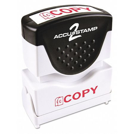 ACCUSTAMP 2 035594 STAMP,RED,COPY,1-5/8"X1/2"