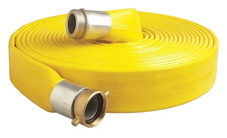 ALLIANCE HOSE AND RUBBER CO. 45DU17 WATER DISCH HOSE 2INX50FT 200 PSI YELLOW