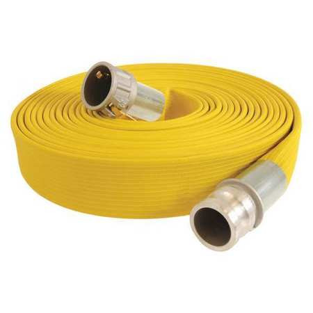 ALLIANCE HOSE AND RUBBER CO. 45DU34 WATER DISCH HOSE 3INX50FT 250 PSI PVC