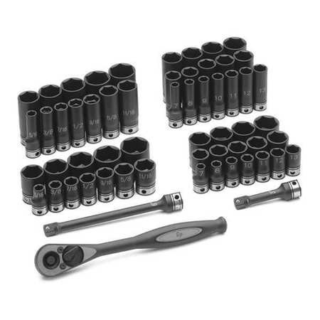 GREY PNEUMATIC 81659CRD 3/8" DR. 59PC FRACT. & METRIC DUO-SOCKET