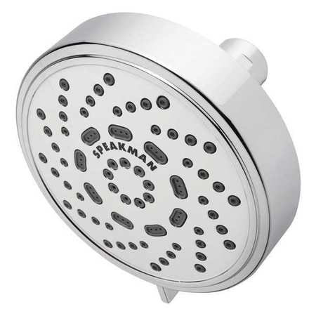 SPEAKMAN S-4200-E2 SHOWER HEAD,FLAT CIRCLE,2.0 GPM