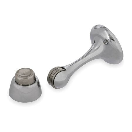 BATTALION 1XNP7 MAGNETIC DOOR HOLDER CHROME SILVER WALL
