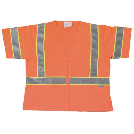 CONDOR USA INC 1YAU8 D0395 COOL DRY HI VIS VEST CLASS 3 3XL O