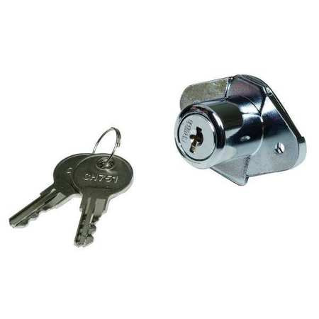 BATTALION 1XRX5 DRAWER DEAD BOLT KEY CH751 CHROME PLATED