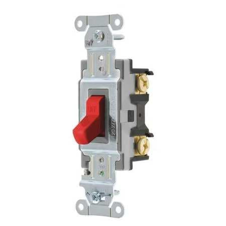 BRYANT CSB120BRED WALL SWITCH 20A RED TOGGLE 120/277VAC