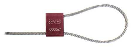 TYDENBROOKS 1061007 CABLE SEAL 12 X 13/64 IN RED PK200