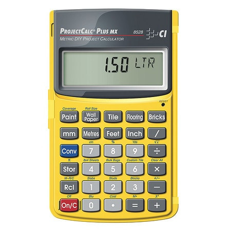 CALCULATED INDUSTRIES 8528 METRIC PROJECT CALCULATOR,11 DIGITS