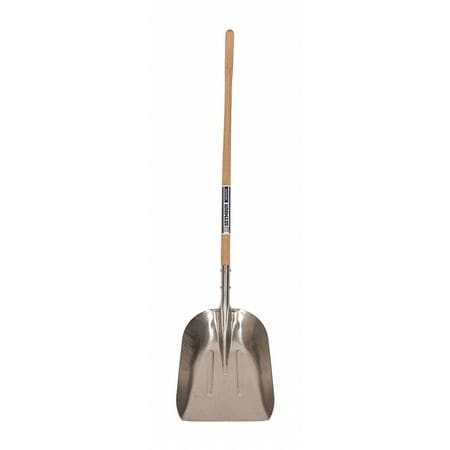SEYMOUR MFG CO 49064 GRAIN SCOOP,ALUM 48" WOOD HANDLE