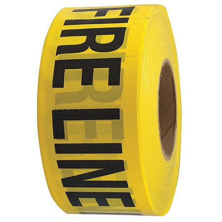 GRAINGER GLOBAL SOURCING 4ACD5 BARRICADE TAPE YELLOW/BLACK 1000FT X 3IN
