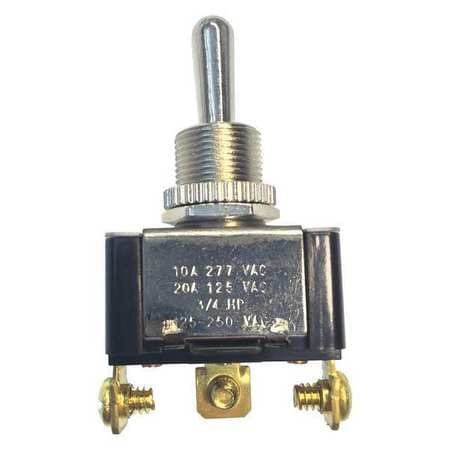 GARDNER BENDER GSW-117 TOGGLE SWITCH,SPDT,20A,125VAC,ON/OFF/ON
