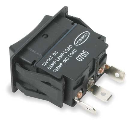 HUBBELL MR123MSP ROCKER SWITCH SPDT 3 CONNECTIONS