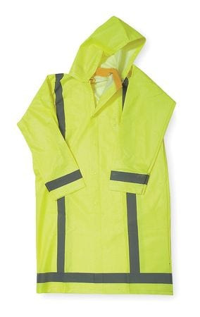CONDOR USA INC 4GE75 D2328 RAINCOAT W/DETACH HOOD HI-VIS YLW/