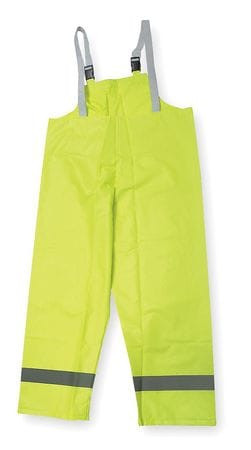 CONDOR USA INC 4GE68 D2327 HI-VIS RAIN BIB OVERALL YELLOW/GRE