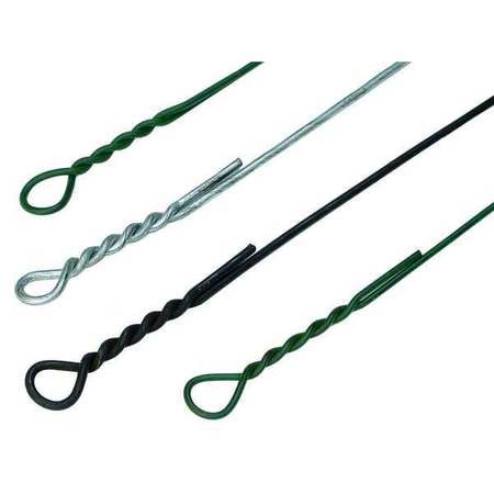 COASTAL WIRE GWBT 12g x 21ft x 125 BALE TIES,WIRE TIES,GALVANIZED,PK125