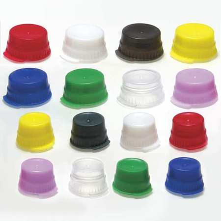 GLOBE SCIENTIFIC 113146Y SNAP CAP YELLOW POLYETHYLENE PK1000
