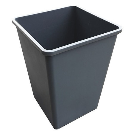 TOUGH 4PGT7 TRASH CAN SQUARE 50 GAL. GRAY