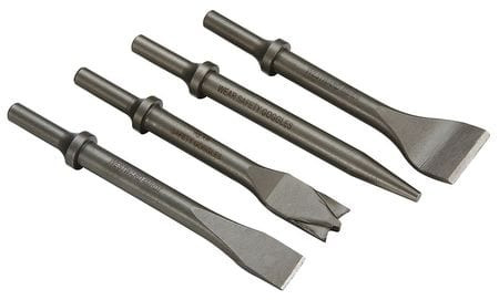 WESTWARD 4MHF1 CHISEL SET 0.401 IN. 7 IN. ROUND