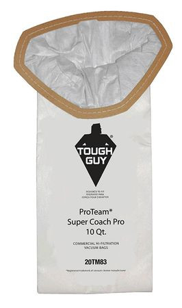 TOUGH 20TM83 FILTER BAG 2-PLY PAPER PK10