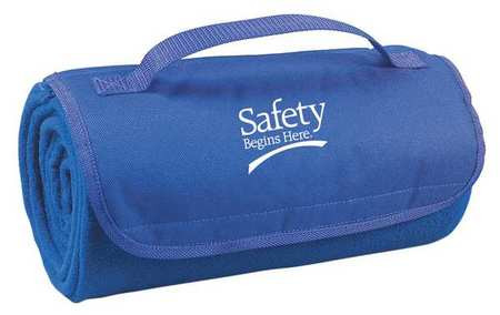 QUALITY RESOURCE GROUP 8UR98 BLANKET SAFETY BEGINS HERE ROYAL BLUE