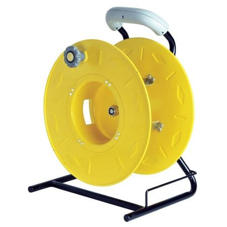 LUMAPRO 11A562 HAND WIND CORD REEL YELLOW