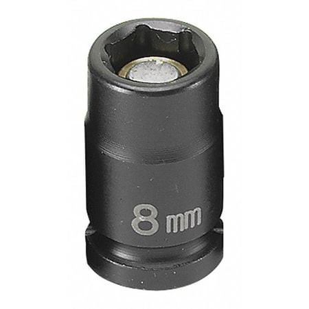 GREY PNEUMATIC 908MG 1/4" DRIVE X 8MM MAGNETIC STANDARD