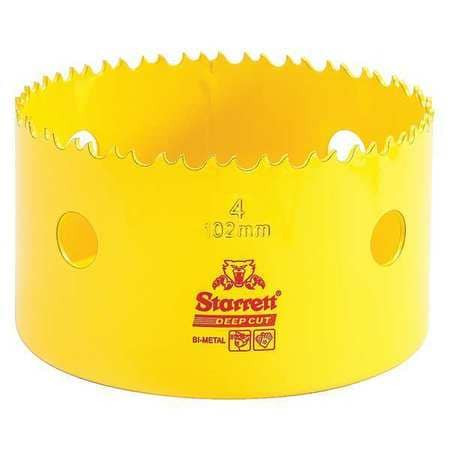 STARRETT DCH0400-G HSS DEEP CUT HOLE SAW 4" (102MM) - ALT N