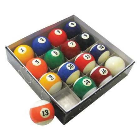 HATHAWAY BG2545 BILLIARD BALL SET,RESIN,MULTI-COLOR