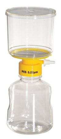 LAB SAFETY SUPPLY 11L832 500ML FILTER UNIT 0.22UM 75MM PK12