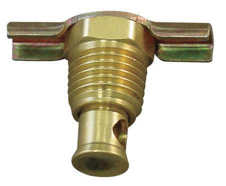 ANDERSON METAL CORP 6D912 DRAIN COCK BRASS MNPT 1/2 IN